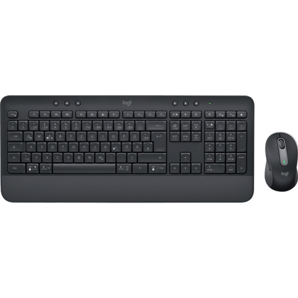 Logitech MK650 tastatur & mus trådløs mørkegrå