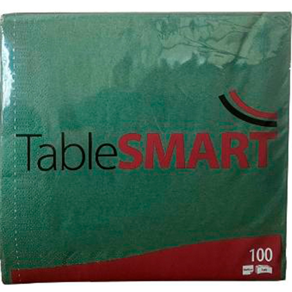 TableSMART servietter 40x40cm 3-lags mørkegrøn