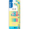 Pilot G-2 Flow gelpen 0,32mm sort/blå pk. m/4stk