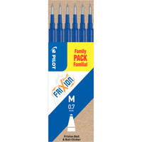 Pilot FriXion Ball/Ball Clicker refill 0,7mm blå pk. m/6stk
