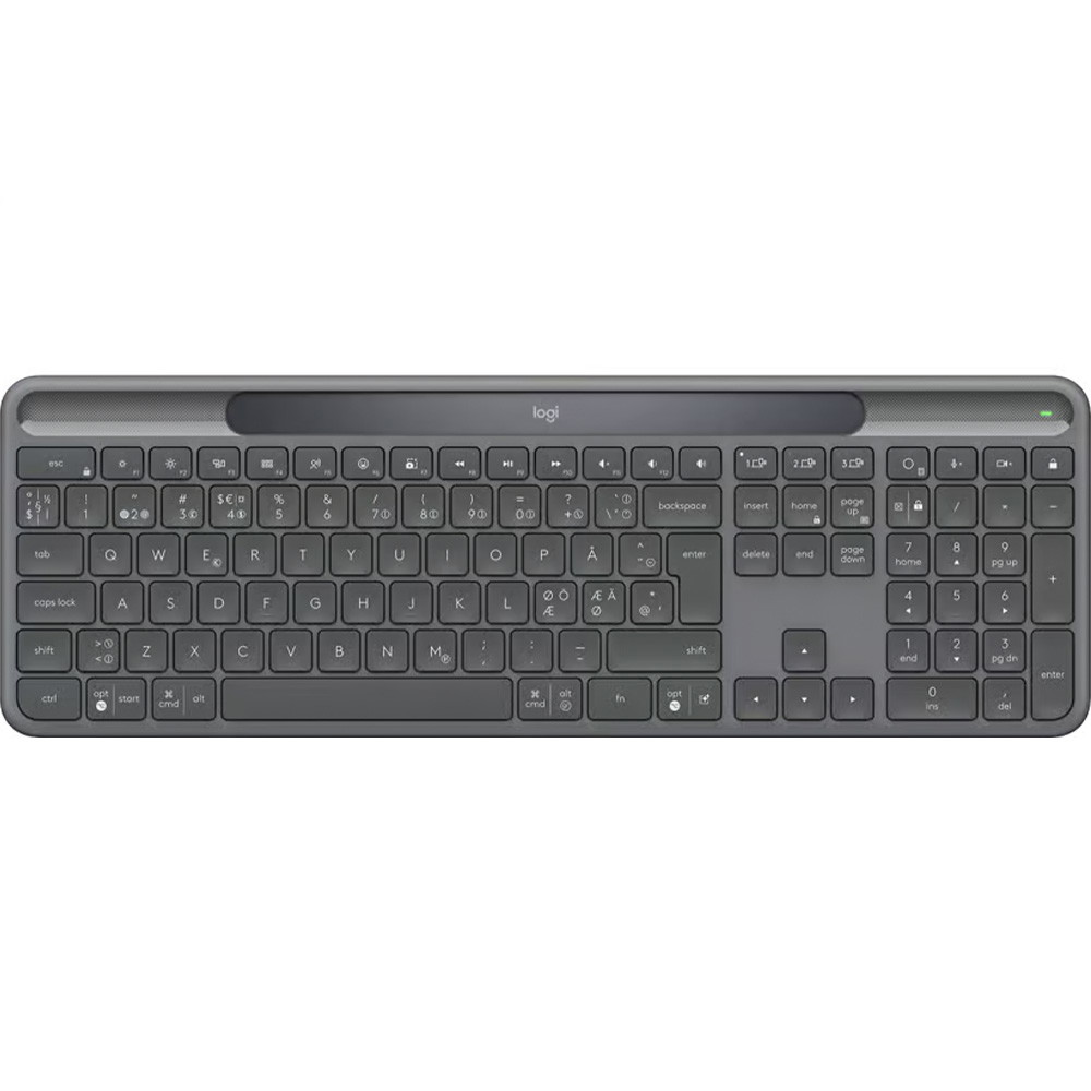 Logitech L980 Solar+ tastatur trådløs mørkegrå