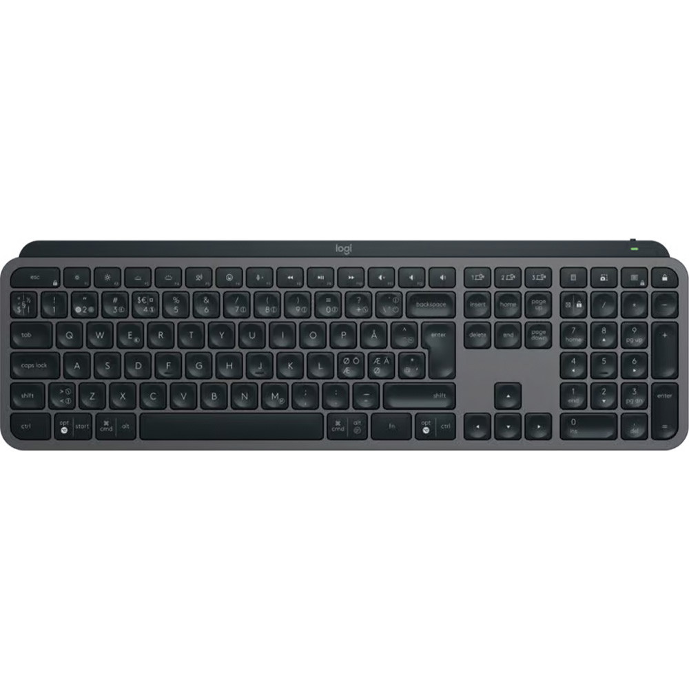 Logitech MX Keys S tastatur trådløs mørkegrå