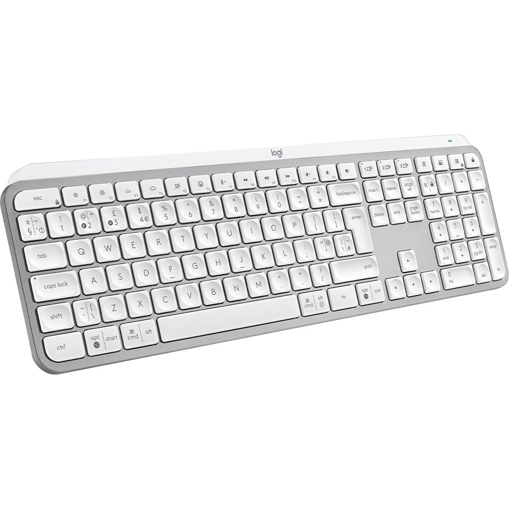 Logitech MX Keys S tastatur trådløs lysegrå