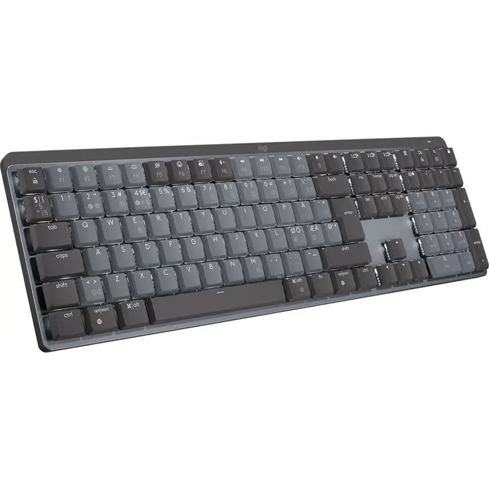 Logitech MX Mechanical tastatur trådløs keyboard tactile mørkegrå