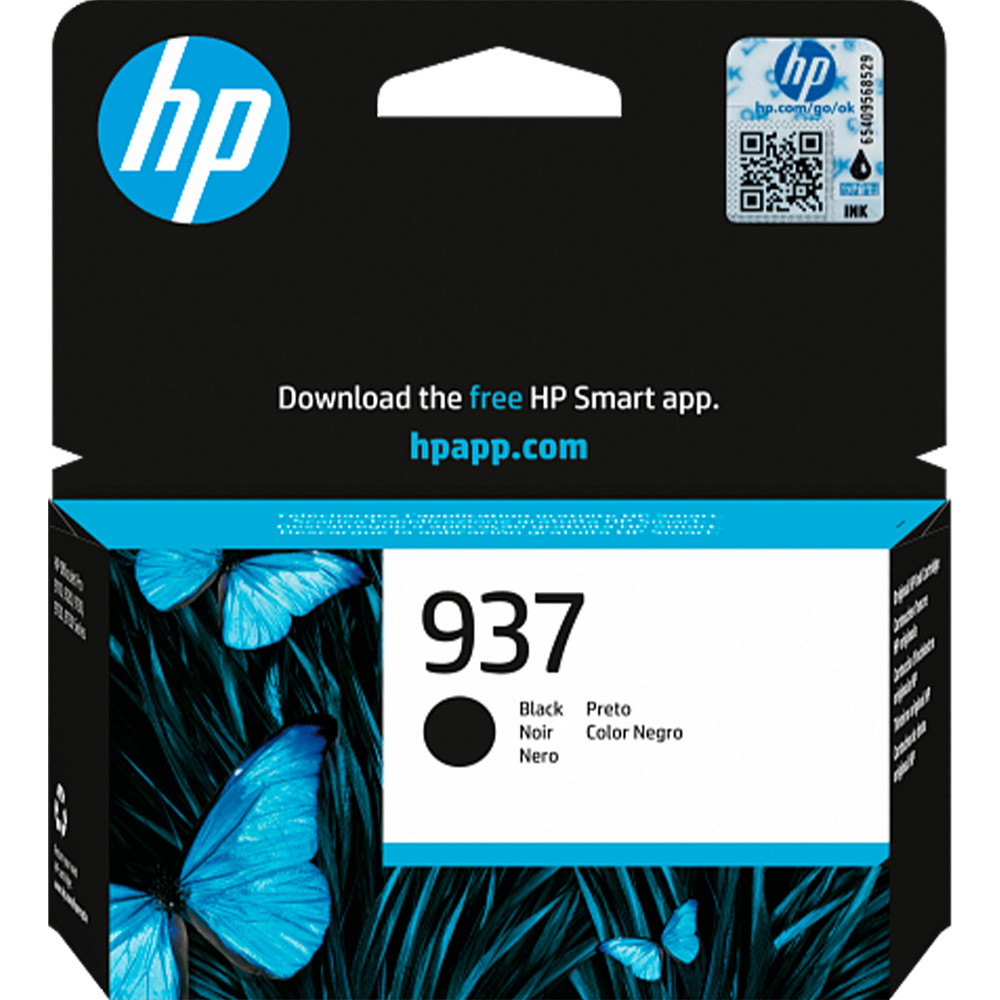 HP 937 blækpatron Sort 1250 sider