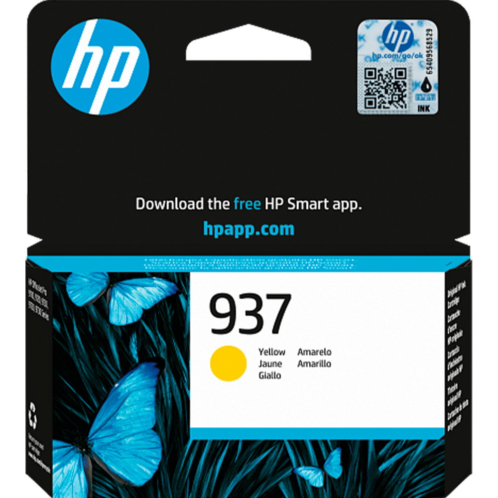 HP 937 blækpatron Gul 800 sider