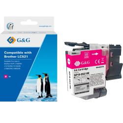 G&G LC521M Magenta blækpatron 550 sider