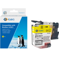 G&G LC521Y Gul blækpatron 550 sider
