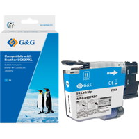 G&G LC527XLC Cyan blækpatron 2000 sider