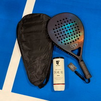 OPS Padel bat med cover 1stk & padelbolde 3stk