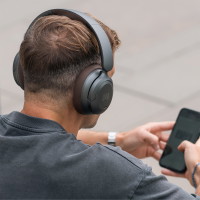 MIIEGO MOOVE 50 SILENCE høretelefoner titanium/brun