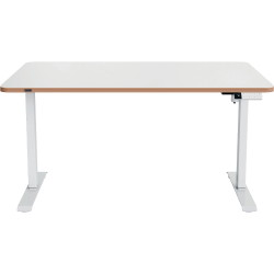 Leitz Ergo hæve-sænkebord elektrisk 140x80cm hvid