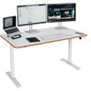 Leitz Ergo hæve-sænkebord elektrisk 140x80cm hvid