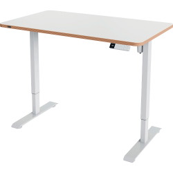 Leitz Ergo Kompakt hæve-sænkebord elektrisk 120x70cm hvid