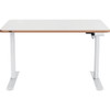 Leitz Ergo Kompakt hæve-sænkebord elektrisk 120x70cm hvid