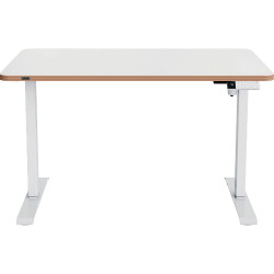 Leitz Ergo Kompakt hæve-sænkebord elektrisk 120x70cm hvid