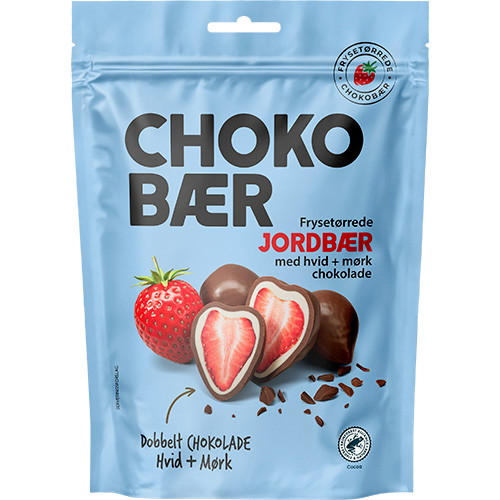 Nordthy chokobær hvid og mørk 90g