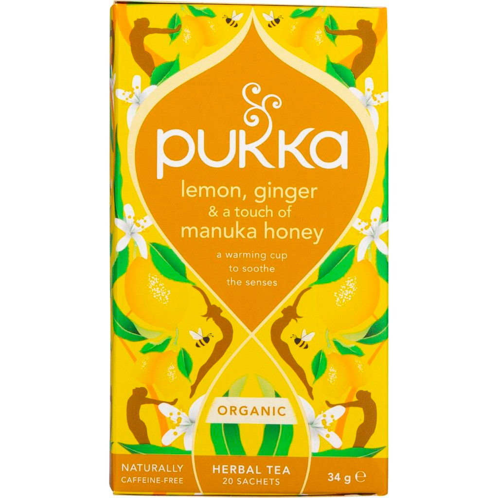 Pukka Lemon, Ginger & Manuka Honey 20 tebreve