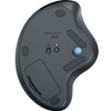 Logitech Ergo M575S mus trådløs grå/blå