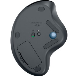 Logitech Ergo M575S mus trådløs grå/blå