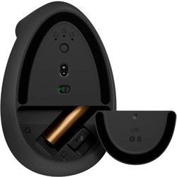 Logitech Lift vertikal mus trådløs venstre grafit