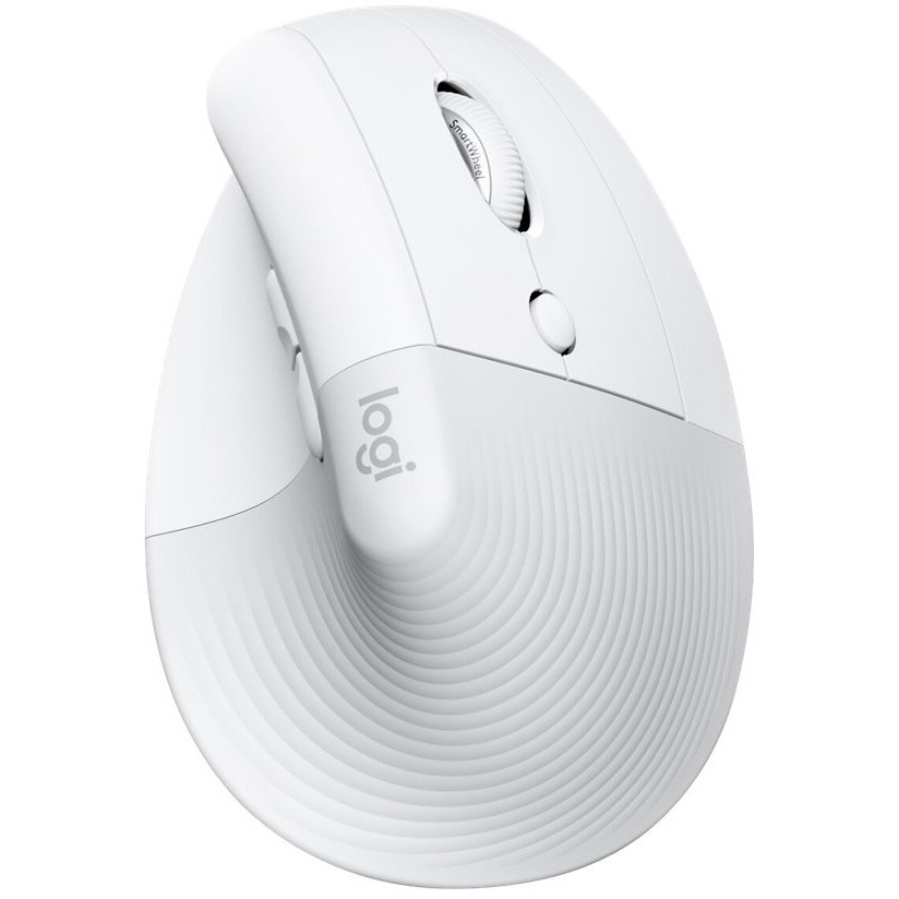 Logitech Lift for Mac vertikal mus trådløs offwhite