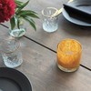 Securit AYLA glasstager orange inkl. LED lys 12stk