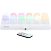 Securit AMSTERDAM fyrfadslys LED farver 12stk