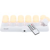 Securit AMSTERDAM fyrfadslys LED hvid 12stk