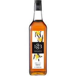 1883 sirup vanilje glasflaske 1L