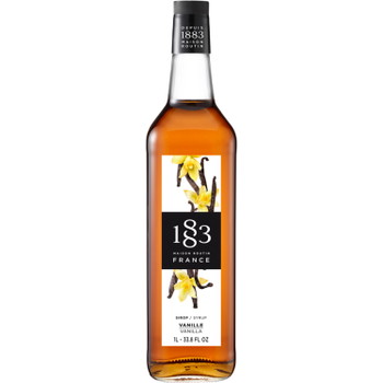 1883 sirup vanilje glasflaske 1L