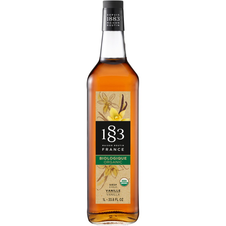 1883 sirup vanilje glasflaske 1L