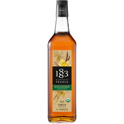 1883 sirup vanilje glasflaske 1L