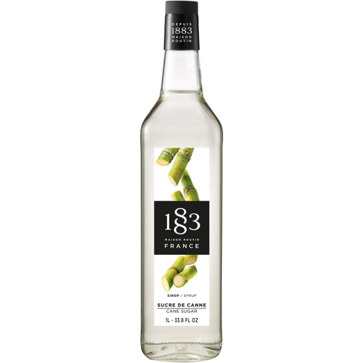 1883 sirup rørsukker glasflaske 1L