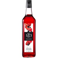 1883 sirup blandede bær glasflaske 1L
