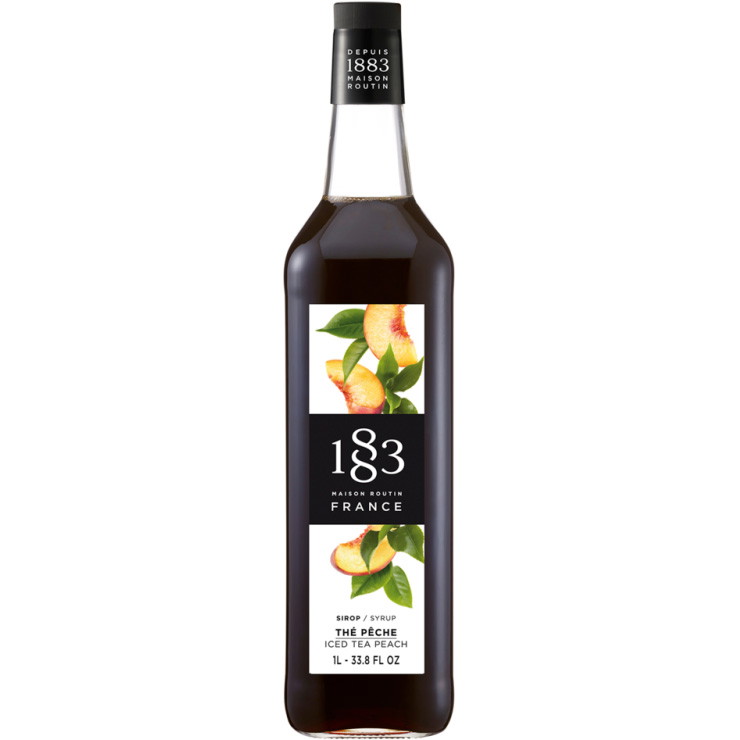 1883 sirup Iced Tea Peach glasflaske 1L