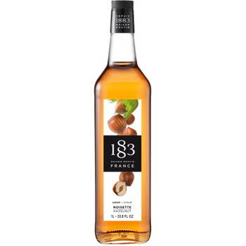 1883 sirup hasselnød glasflaske 1L