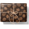Julegavepapir kogler 154mx57cm brun