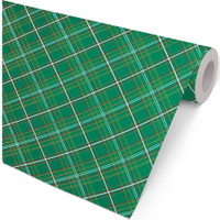 Julegavepapir ternet 100mx57cm grøn