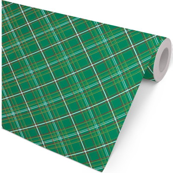 Julegavepapir ternet 100mx57cm grøn