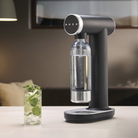 SMEG kulsyremaskine sort inkl. 800ml flaske