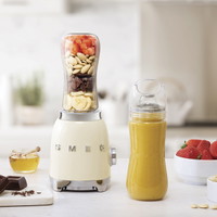 SMEG Personal blender creme inkl. 2x0,6L flasker