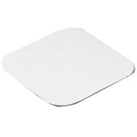 Låg til alubakke 542ml hvid 152x152mm 100stk