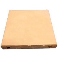 Pizzaæske uden tryk 32x32cm brun 100stk