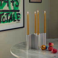 Muuto PAIR lysestage Aluminium 18 cm