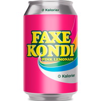 Faxe Kondi Pink Lemonade 0% sukker 33cl dåse