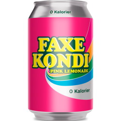 Faxe Kondi Pink Lemonade 0% sukker 33cl dåse