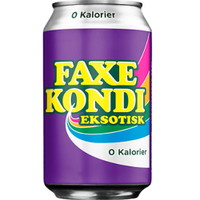 Faxe Kondi Eksotisk 0% sukker 33cl dåse