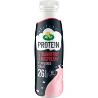 Arla proteindrik jordbær/hindbær 50cl