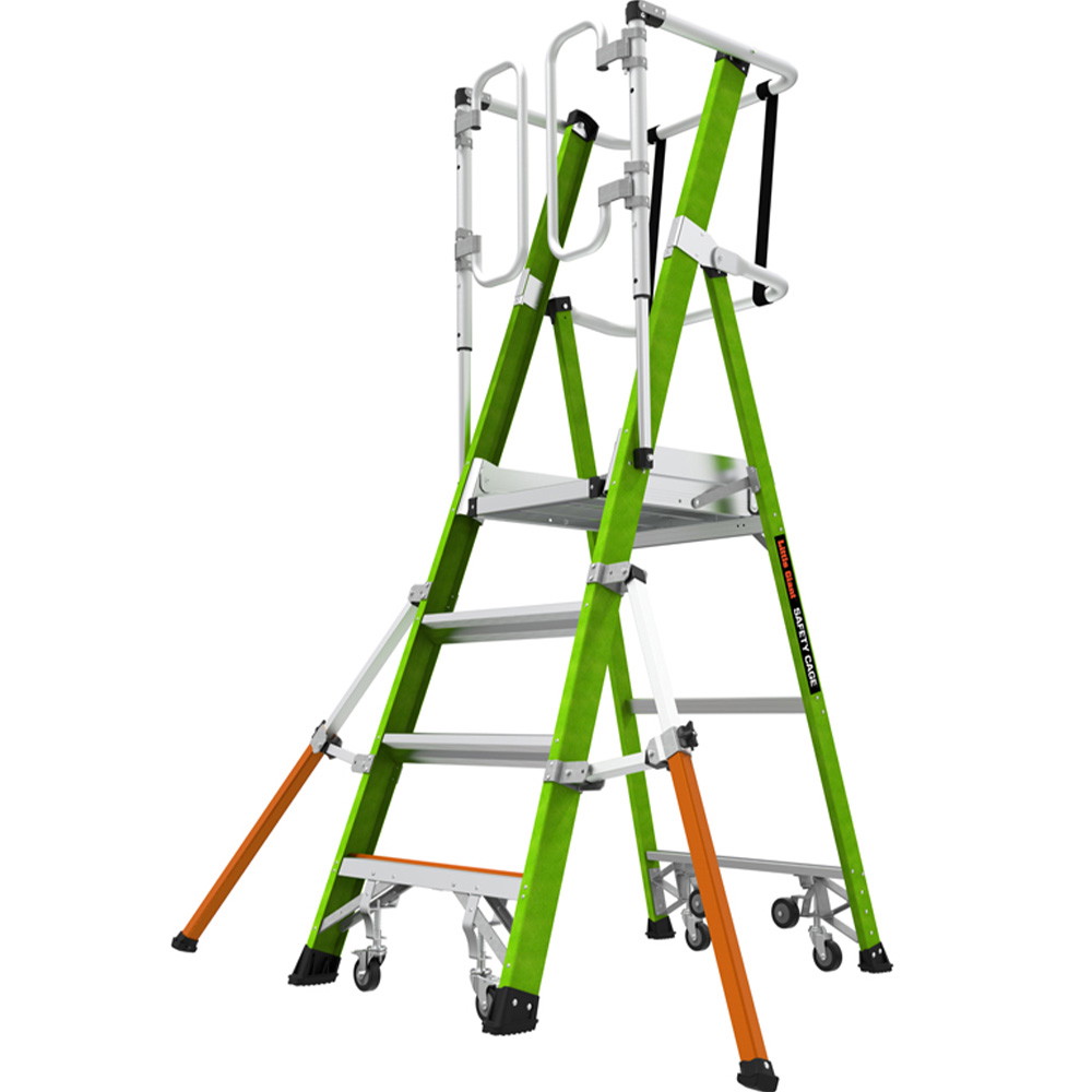 JUMBO Giant platformsstige "Safety Cage" med 4 trin